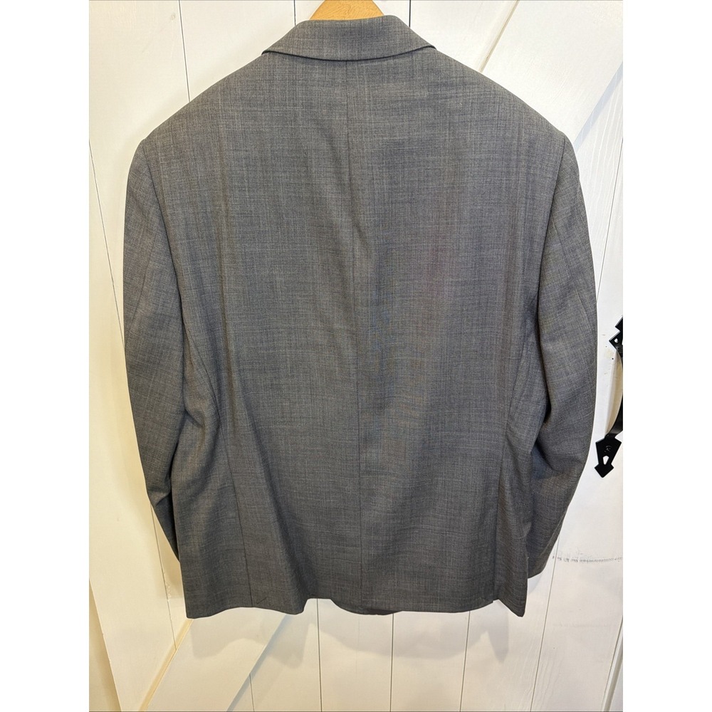 Polo Ralph Lauren Blazer Mens 46R Gray Wool Custom Fit 2 Piece Suit - Picture 11 of 16